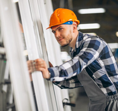 service worker pushing a window at a factory